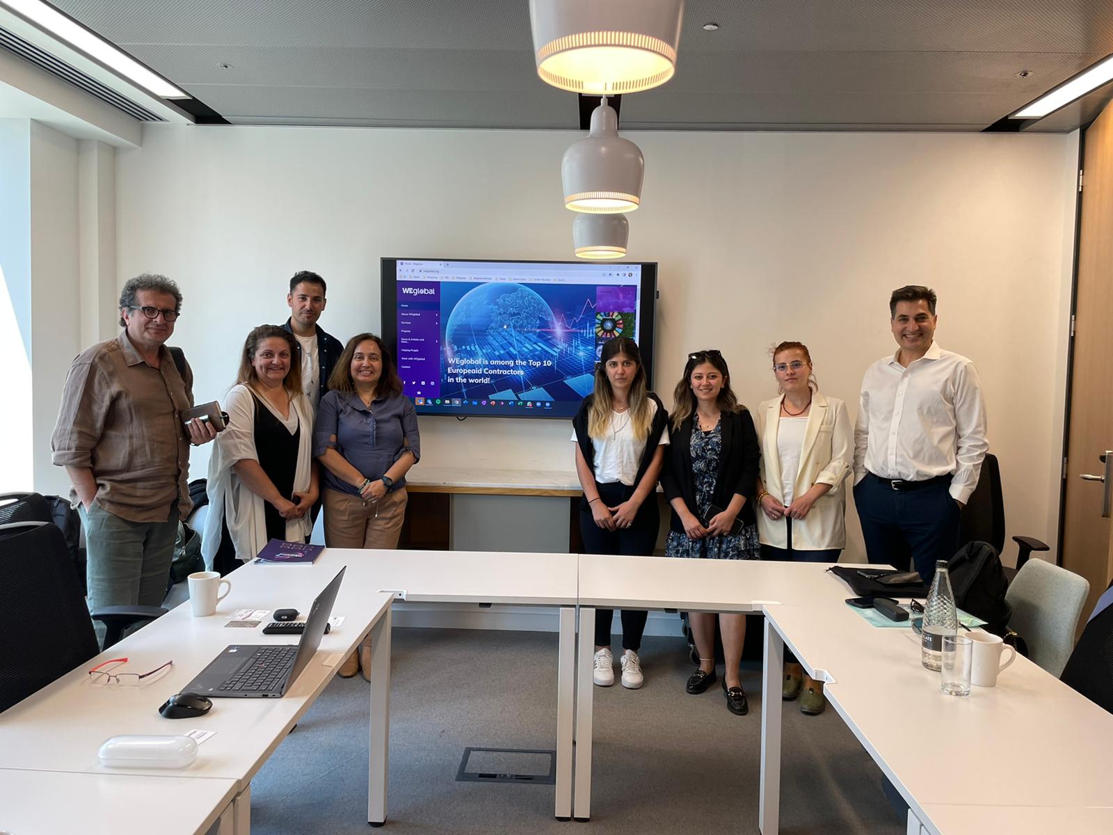 The Breeze team during a session in London